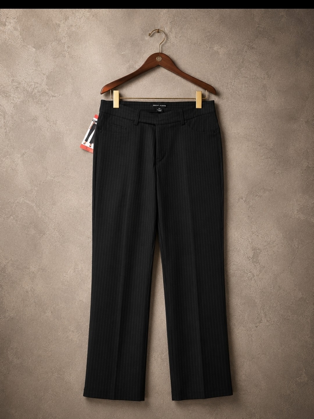 DKNY NWT Black Pinstripe Dress Pants Size M